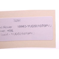 2006 Land Rover Range Rover Right Power Window Switch YUD501070PVJ OEM