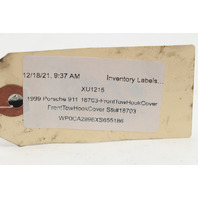 1999-2004 Porsche 911 Boxster Front Bumper Tow Hook Cover Cap OEM