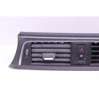 2015-2018 BMW M4 Center Dash Air Vent Carbon Fiber Trim Bezel OEM