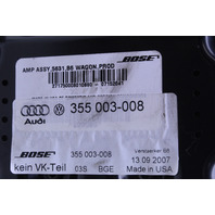 2006 2007 2008 Audi A4 S4 Avant Wagon Amp Amplifier Bose 355003008 OEM