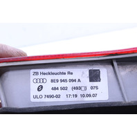 2006 2007 2008 Audi A4 S4 Avant Wagon Tail Light Right Lid Mounted 8E9945094A OEM