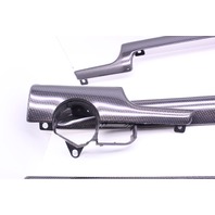 2005-2008 Audi A4 S4 Carbon Fiber Dash Trim Door Panel Shifter Ash Tray Set OEM