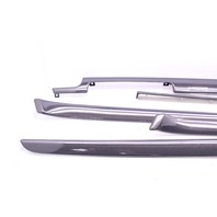 2005-2008 Audi A4 S4 Carbon Fiber Dash Trim Door Panel Shifter Ash Tray Set OEM