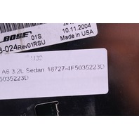 2005 Audi A6 Bose Audio Stereo Radio Amplifier AMP 4F5035223D OEM