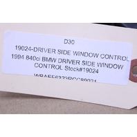 1993 1994 BMW 840ci 850ci E31 Power Window Switch Left Master 1383091 OEM