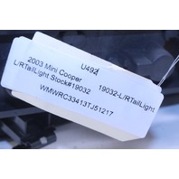 2003 Mini Cooper Tail Light Lamp Left Rear Aftermarket Stock#19032