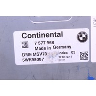 2006 BMW 525i Engine Computer Module ECU ECM DME 7577968 OEM