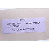 1988-1990 BMW 750iL E32 Engine Computer Module ECU ECM DME OEM