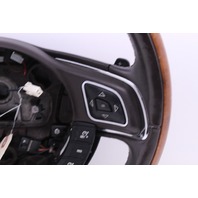 2012 Jaguar XJL Leather / Wood Combo Steering Wheel OEM