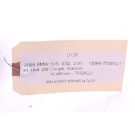 2007-2009 BMW 335i Engine Coolant Supply Line Pipe 7558523 OEM