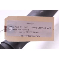 2000-2006 Audi TT Drive Shaft 8N0521101J OEM