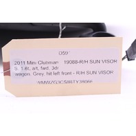 2008-2013 Mini Cooper Clubman S Right Sun Visor OEM