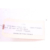 2009-2012 BMW 740i 750i Left Tail Light Lid Mount 63217182205 OEM