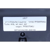 2011 2012 2013 Porsche Cayenne Rear Climate Temperature Control Panel OEM