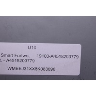 2008 Smart Fortwo AM FM Radio CD Player Changer A4518203779 OEM