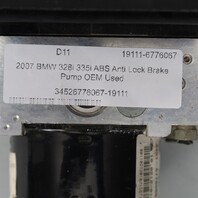 2007 BMW 328i 335i ABS Anti Lock Brake Pump DSC 34516776066 OEM Used