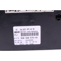 2009 Mercedes Benz S63 AC Blower Climate Control Module OEM