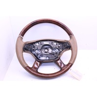 2007-2009 Mercedes Benz W221 Wood / Leather Steering Wheel