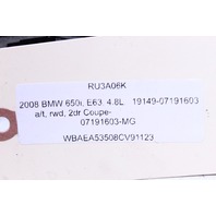 2008 BMW 650i Front Left Driver Outer Door Handle Carrier Comfort Access 07191603 OEM