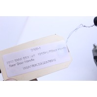 2012 BMW 550i Sedan Driver Left Rear Exterior Door Handle