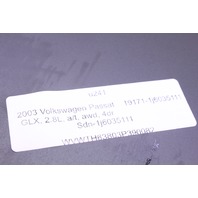 Volkswagen Beetle Golf GTI Jetta Passat Touareg CD Changer 1J6035111 OEM