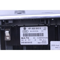 2005 Audi A6 Climate Temperature Control Panel OEM