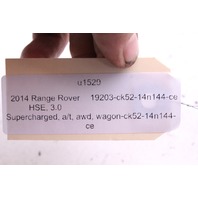 2014 Range Rover HSE Positive Battery Terminal Cable Wire CK52-14N144-CE OEM