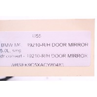 2009 2010 BMW M6 E63 E64 Door Mirror Right Side View OEM