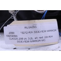 2000 2001 2002 2003 Mercedes CLK320 W208 Door MIrror Right Side View OEM