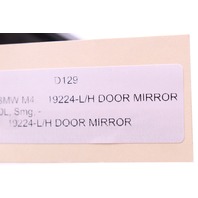 2015 2016 2017 2018 BMW M4 Door Mirror Left Side Rear View OEM