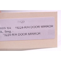 2015 2016 2017 2018 BMW M4 Door Mirror Right Side Rear View OEM