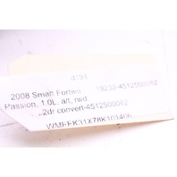 2008 2009 2010 2011 2012 2013 Smart Fortwo Clutch Slave Actuator OEM