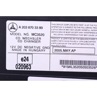 2006 Mercedes CLK350 209 CH 6 Disc Storage CD Changer A2038703389 OEM
