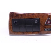2006-2009 Mercedes Benz CLK350 Heated Seat Hazard Lock Switch Panel A2096890031 OEM