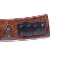 2006-2009 Mercedes Benz CLK350 Heated Seat Hazard Lock Switch Panel A2096890031 OEM