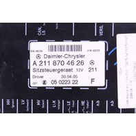 2006 Mercedes CLK350 W209 Front Driver Left Memory Seat Control Module A2118704626 OEM