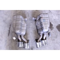 2007 Mercedes E63 6.3L AWD Exhaust Muffler Pair Set OEM