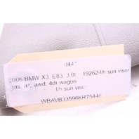 2005 2006 BMW X3 Sun Visor Left OEM