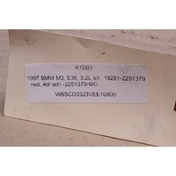 1995 1996 1997 1998 BMW M3 E36 Sedan Front Door Moulding Trim Left Driver 2251379 OEM