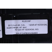 2010 Audi A6 Climate Temperature Control Panel OEM