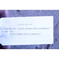 2012-2016 BMW M5 ARMYTRIX Stainless Valvetronic Catback Exhaust Muffler OEM