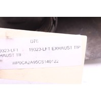 2012-2016 Porsche 911 991 Left Exhaust Muffler tip Light Burn Good to Paint