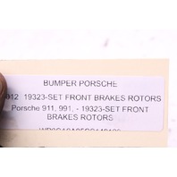 2012-2016 Porsche 911 991 Front Brake Rotor Disc Pair Used Oem OEM