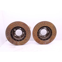2012-2016 Porsche 911 991 Front Brake Rotor Disc Pair Used Oem OEM
