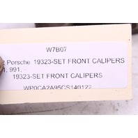 2012-2016 Porsche 911 991 Front Brake Calipers Pair Set Brembo Black OEM