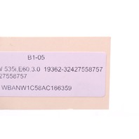 2008-2010 BMW 535i X5 Power Steering Pump Pulley 32427558757 OEM