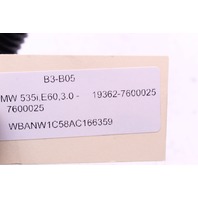 2008-2010 BMW 535i Turbocharger Bypass Diverter Valve Hose Tube 7600025 OEM