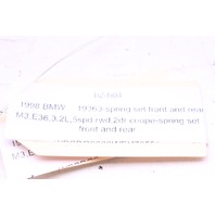 1995-1999 BMW M3 Front and Rear Suspension Coil Spring Set - Aftermarket