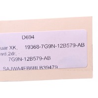 2010-2012 Jaguar XF XJ XK Air Flow Meter 7G9N-12B579-AB OEM