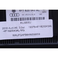 2010 Audi A6 Climate Temperature Control Panel OEM